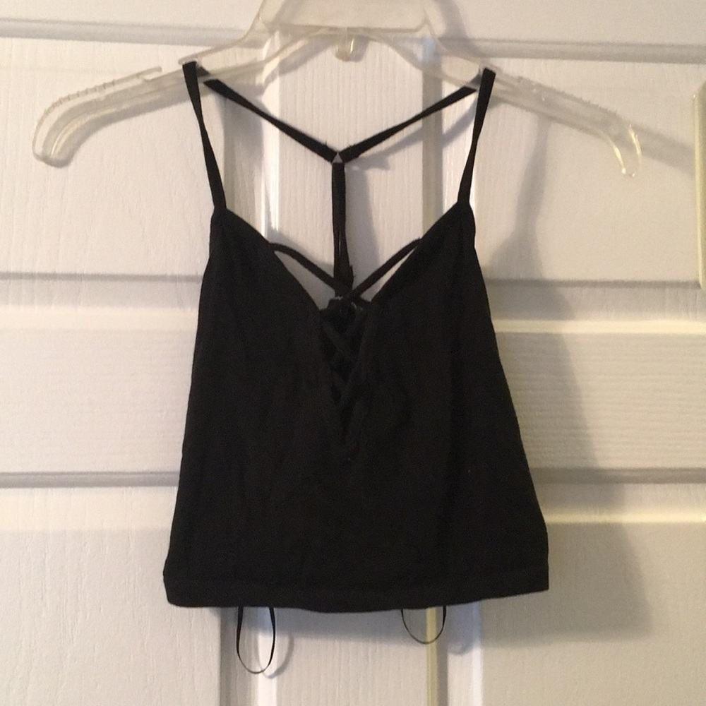 Black sexy crop top